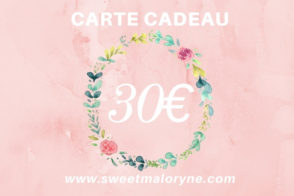 Carte Cadeau 30€