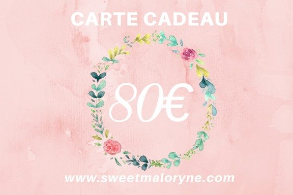 Carte Cadeau 80€