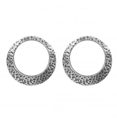 Boucles d'Oreilles HELLES Boho Vieil Argent