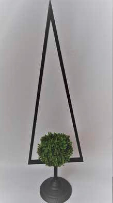 Sapin en Métal Anthracite 30xH101cm