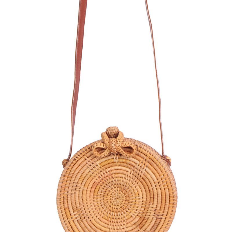 Sac Rond en Rotin Naturel D20cm