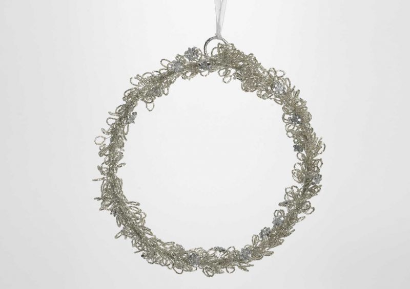 Couronne Givrée Diam.25cm