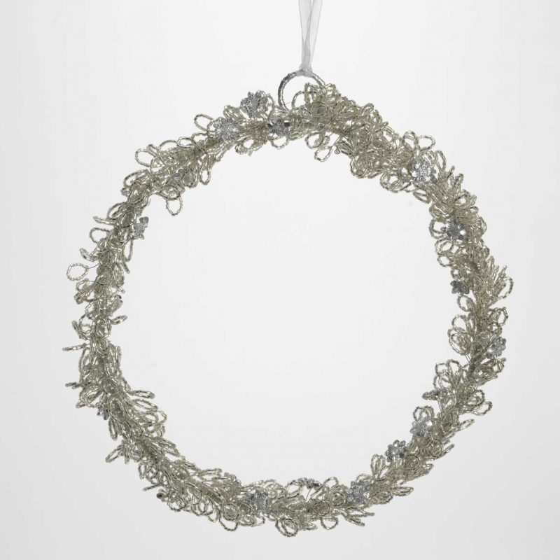 Couronne Givrée Diam.25cm
