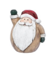 Père Noël Céramique H.15 cm