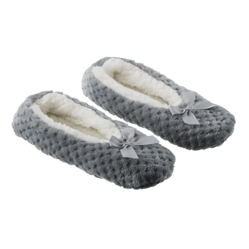 Ballerines Super Moelleuses Gris Perle Taille 36/37