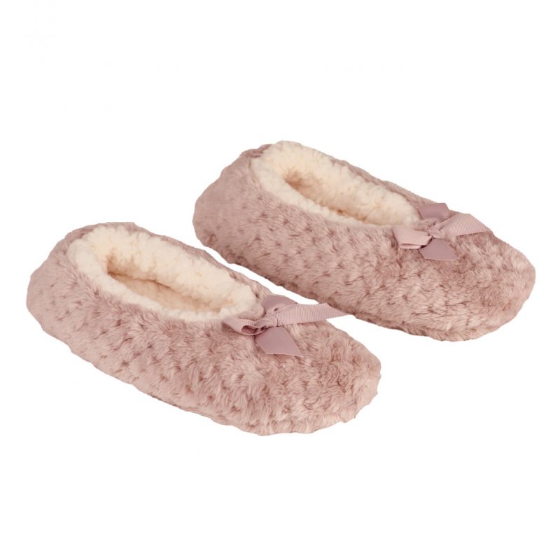 Ballerines Super Moelleuses Vieux Rose Taille 36/37