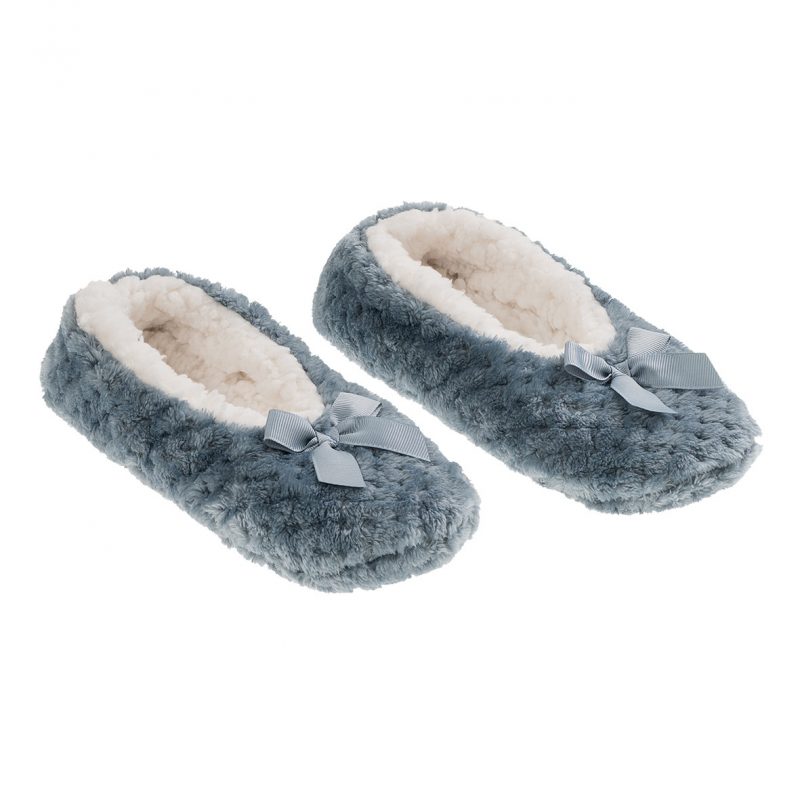 Ballerines Super Moelleuses Bleu Ardoise Taille 36/37