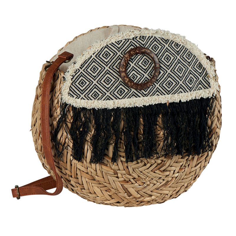 Sac Rond Ethnique Anse 40cm et +