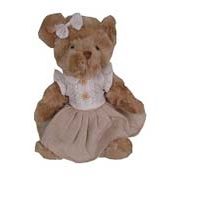 Peluche Oursonne "Clémence" 17x27x10cm