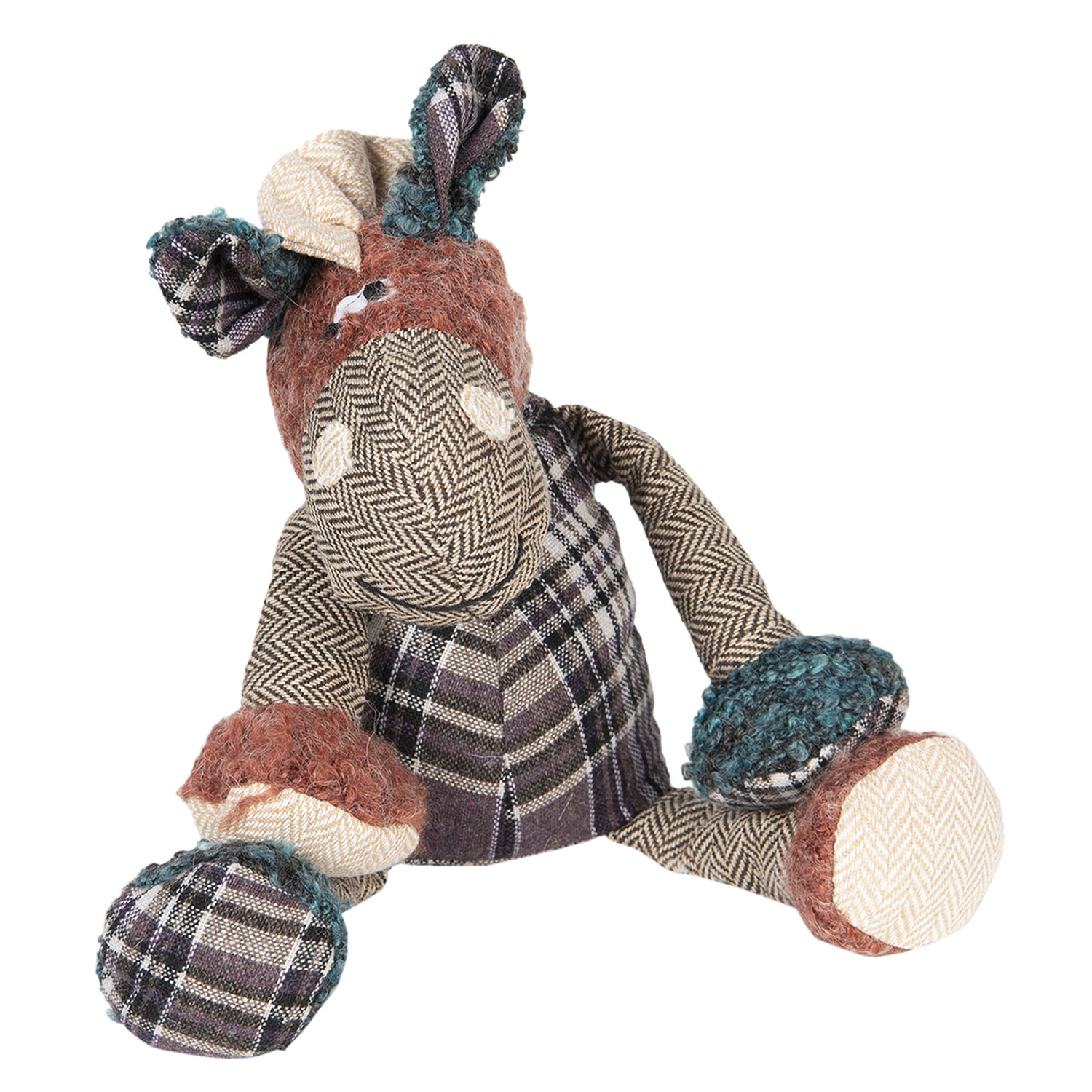 cheval peluche à monter