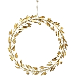 Pendentif Couronne en Métal Doré 30x2x30cm