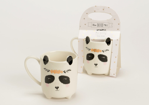 Mug "Louna le Panda" en Céramique 11,5x8x10,5cm