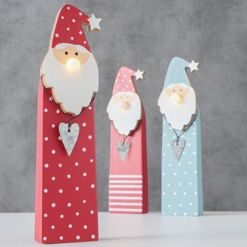 Père Noël LED 3 Modèles au Choix H.25cm – Image 5