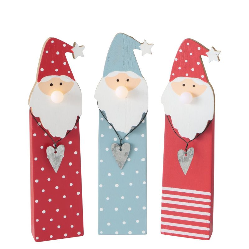 Père Noël LED 3 Modèles au Choix H.25cm – Image 2