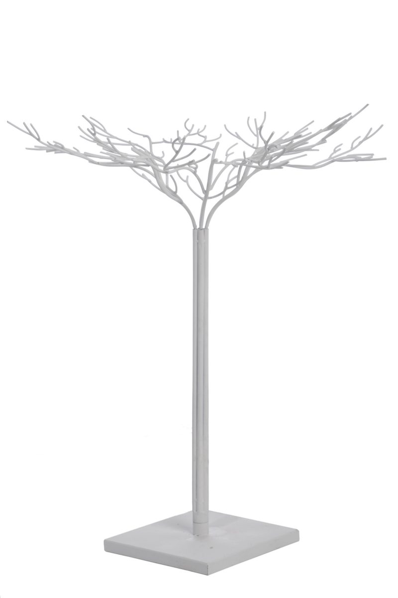 Arbre en Métal Blanc M 62x62x73cm