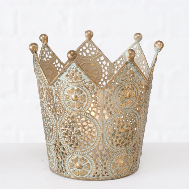 Couronne Barol en Métal Doré Affiné H.11cm