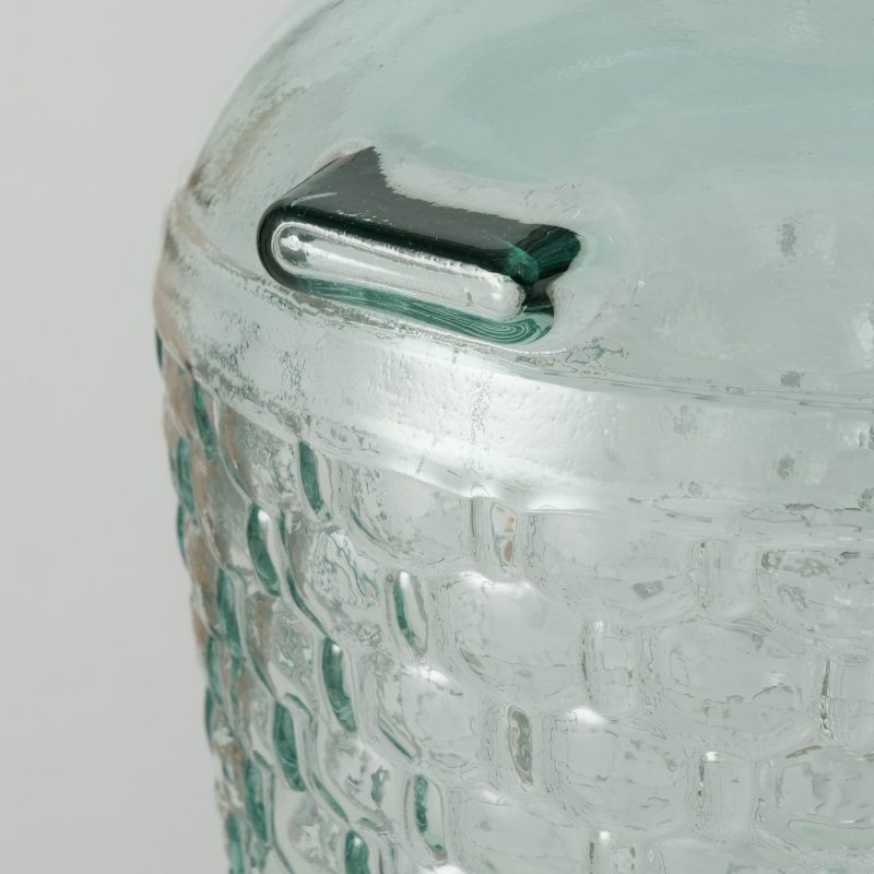 Vase Amita Style Dame Jeanne en Verre Recyclé Clair H.30cm – Image 4