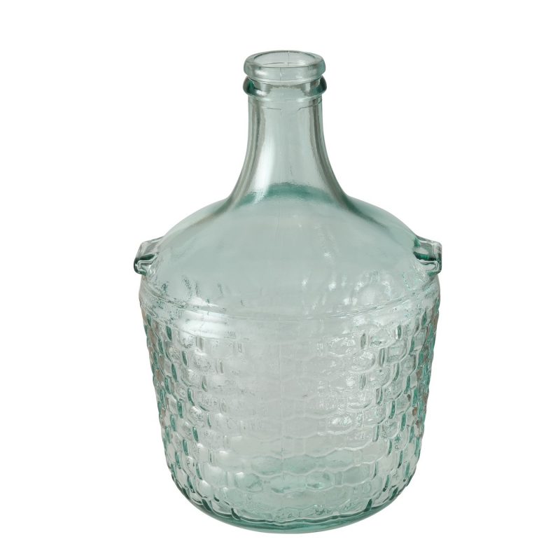 Vase Amita Style Dame Jeanne en Verre Recyclé Clair H.30cm – Image 3