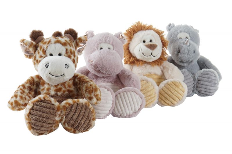 Peluche Animaux 4 Modèles au Choix 20x20x20cm