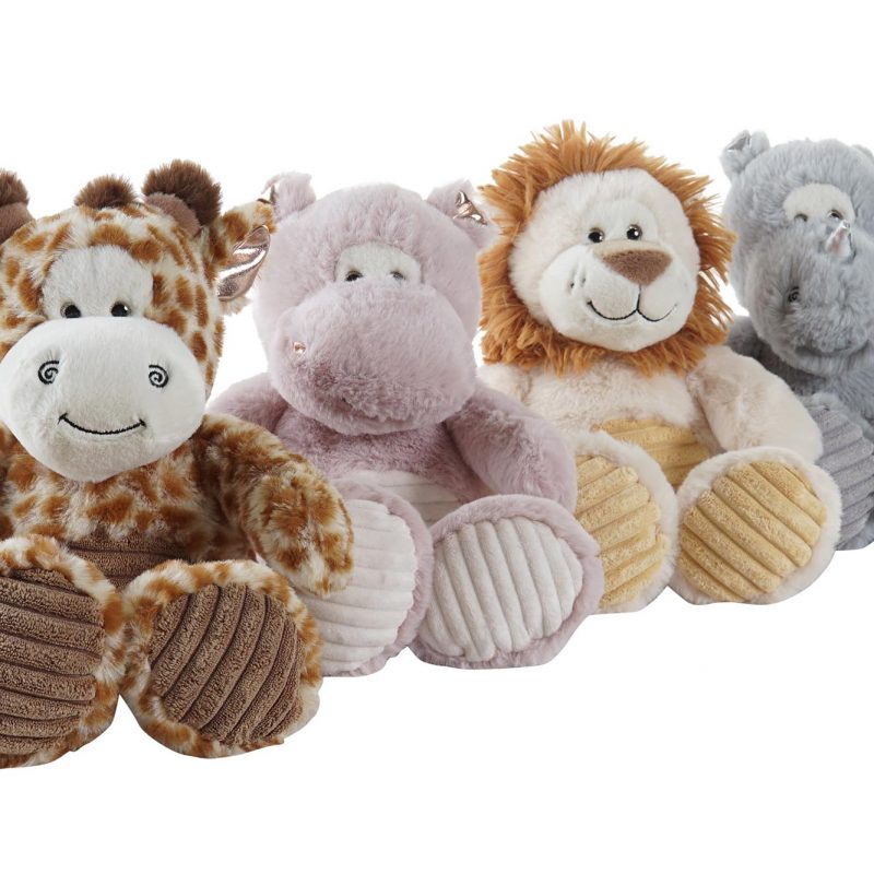 Peluche Animaux 4 Modèles au Choix 20x20x20cm