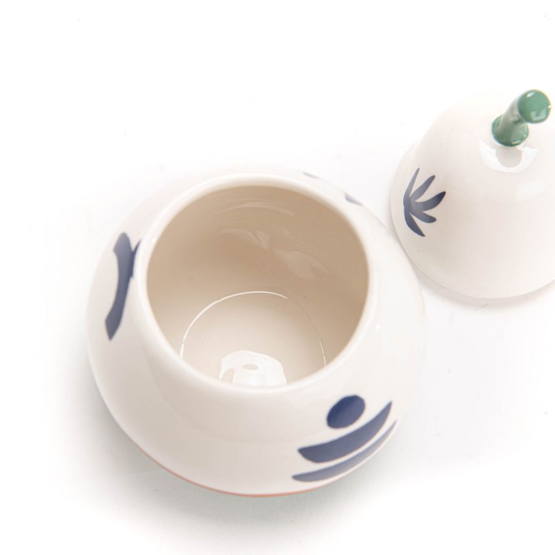 Boîte Poire Décorative en Porcelaine 16x10x10cm – Image 2