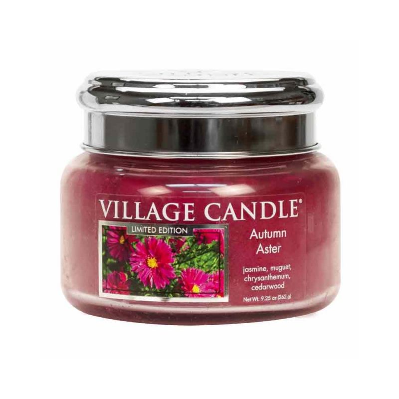 Bougie Jarre "Village Candle" Autumn Aster 262g