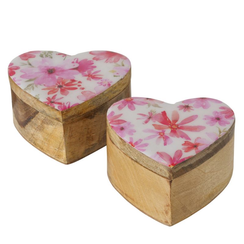 Boîte "Rosella" en Manguier 2 Modèles au Choix H.6cm – Image 2