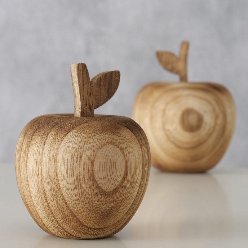 Pomme "Harvest" en Bois H.8cm – Image 5