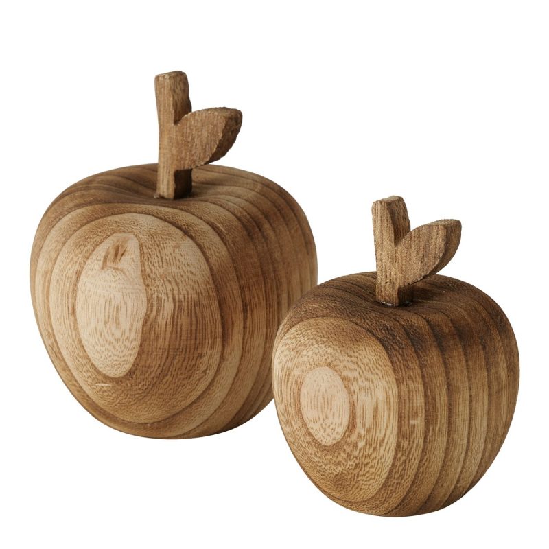 Pomme "Harvest" en Bois H.8cm – Image 3