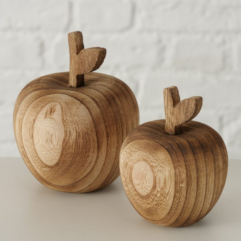 Pomme "Harvest" en Bois H.8cm – Image 2