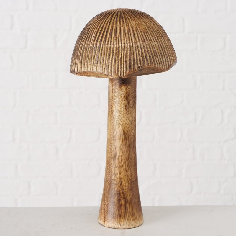 Champignon "Kouna" à Poser en Manguier H.25cm
