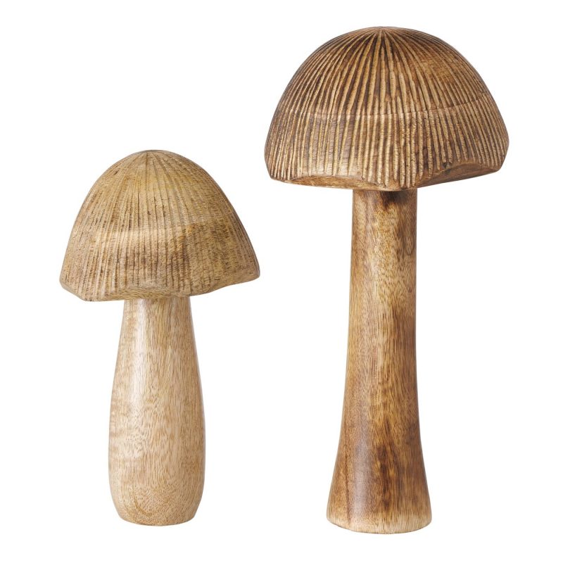 Champignon "Kouna" à Poser en Manguier H.25cm – Image 2