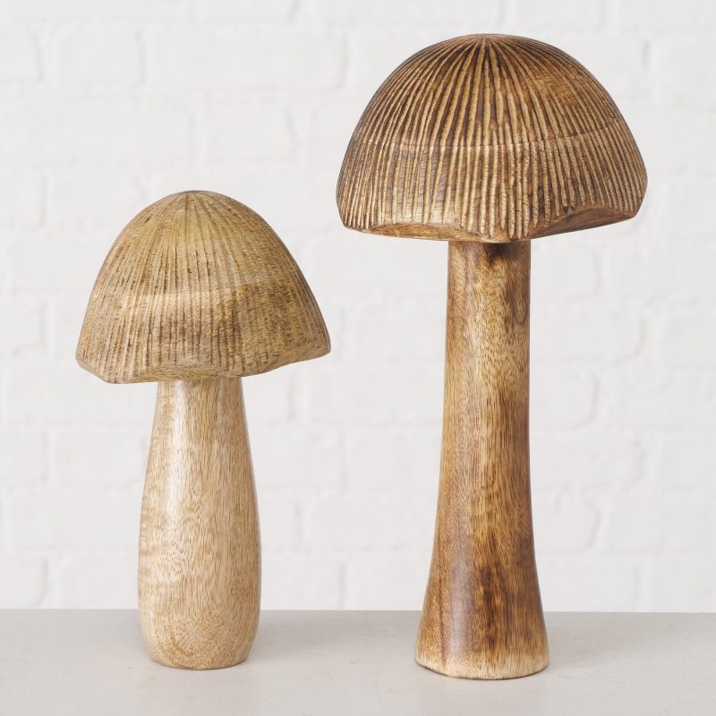 Champignon "Kouna" à Poser en Manguier H.25cm – Image 3