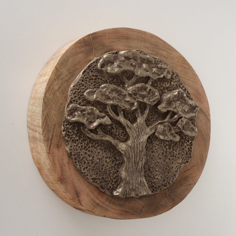 Décoration à Poser  Arbre de Vie "Forstrup" en Manguier et Résine 2 Modèles au Choix H.28cm – Image 4