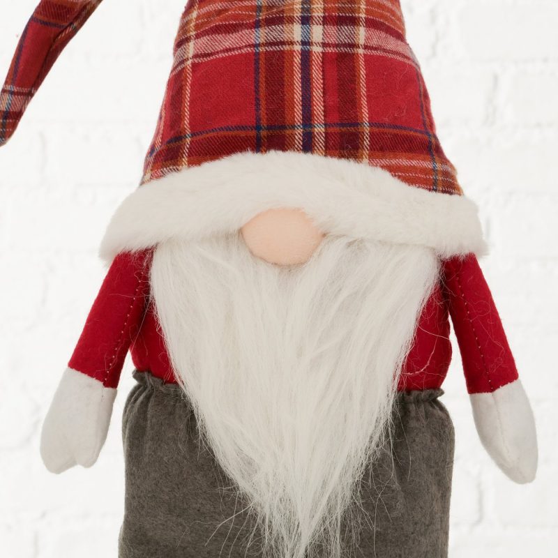 Lutin Branko Gris, Rouge et Blanc 2 Modèles au Choix H.73cm – Image 3