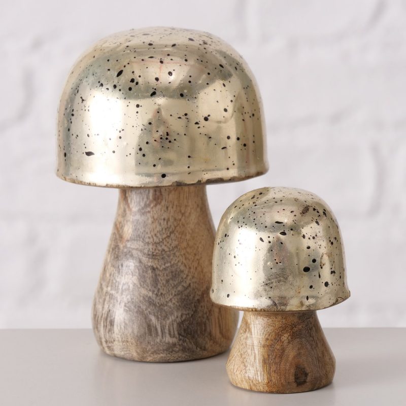 Champignon "Mosha" en Bois de Manguier H.5cm – Image 5