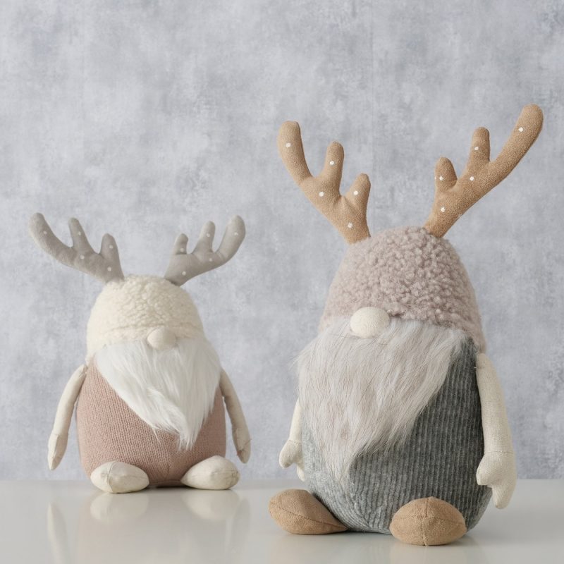 Lutin Devid en Lin Beige et Gris 2 Modèles au Choix H.31cm