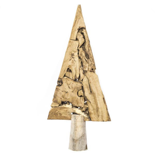 Sapin en Bois Galapagos 35x2,5xH.80cm
