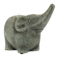 Éléphant en Céramique Bronze 26,5x12x18cm
