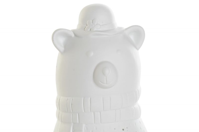 Lampe de Chevet Ours en Porcelaine 17x12x23cm – Image 3