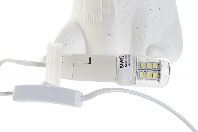 Lampe de Chevet Ours en Porcelaine 17x12x23cm – Image 2