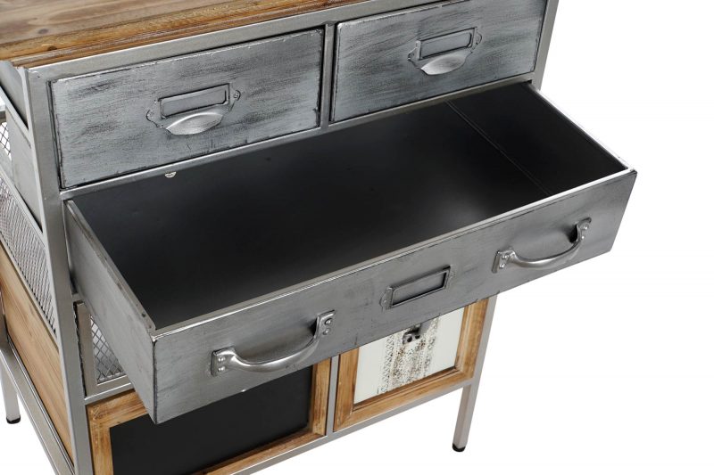 Commode en Bois et Métal 60,5x38,5x80,5cm – Image 5