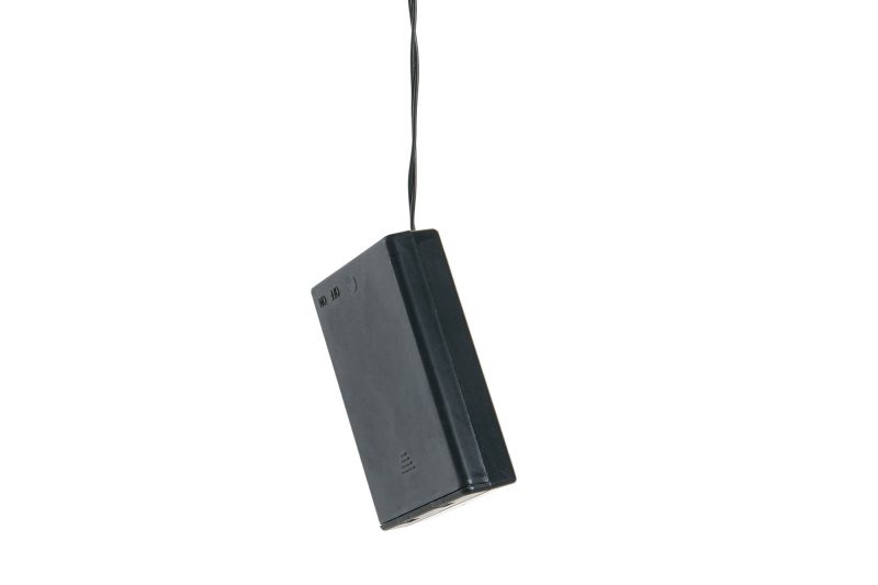 Couronne de Sapin PVC à LED et Boules Rouges 67x20x67cm – Image 2