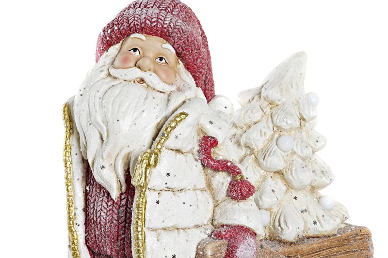 Figurine de Noël à LED avec Charette en Magnésie 2 Modèles au Choix 35x23x42cm – Image 3