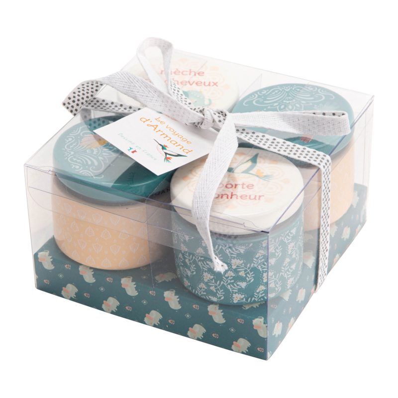 Coffret de Naissance "Armand" 17x5x17cm