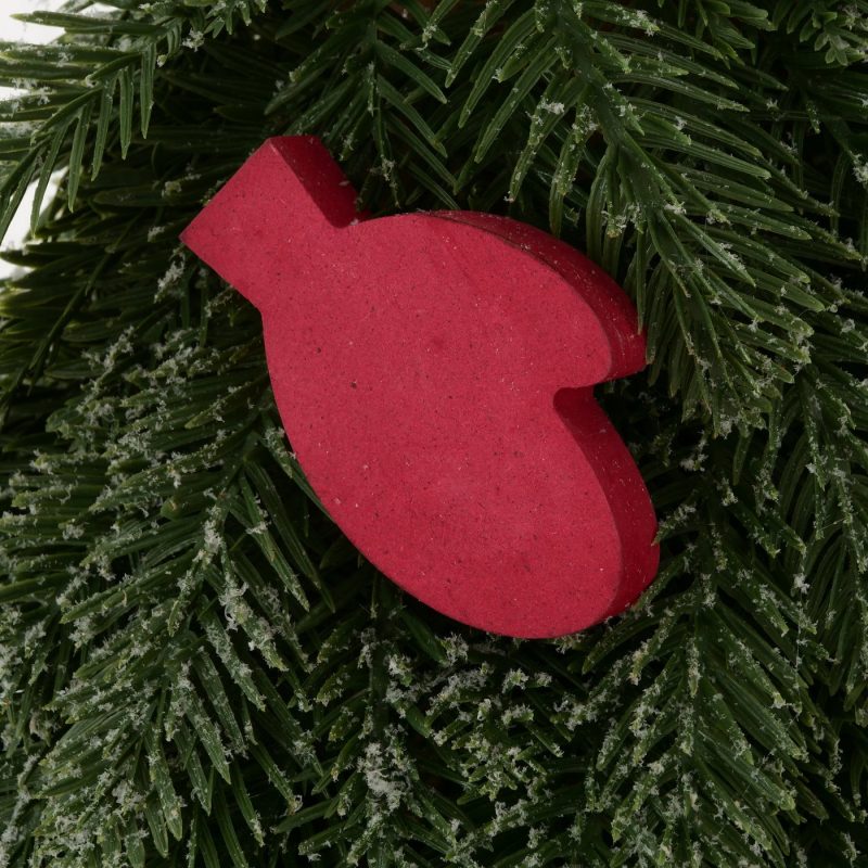 Sapin, Père Noël Verdoyant, Rouge et Blanc Artificiel H.47cm – Image 4