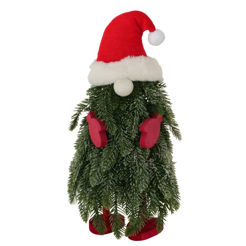 Sapin, Père Noël Verdoyant, Rouge et Blanc Artificiel H.47cm – Image 2