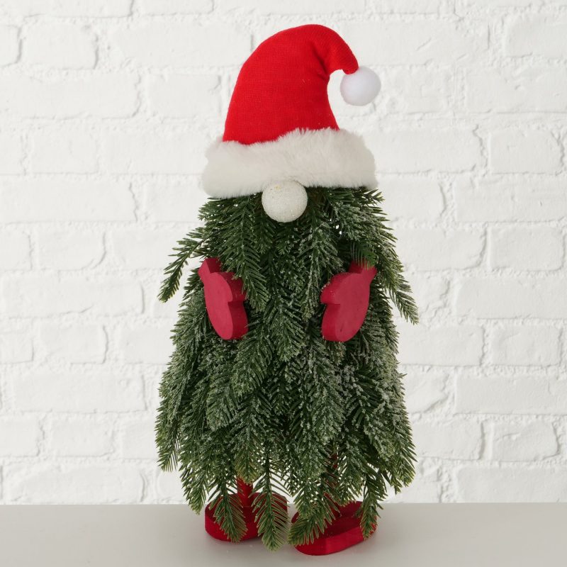 Sapin, Père Noël Verdoyant, Rouge et Blanc Artificiel H.47cm – Image 7