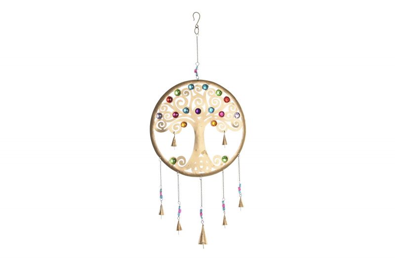 Pendentif Arbre de Vie en Métal 33x1x77cm