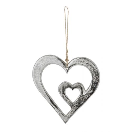 Pendentif Coeur en Alu 14x14cm
